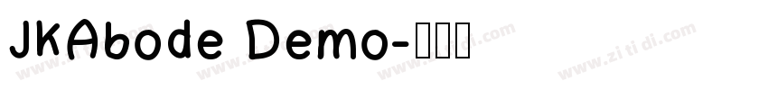JKAbode Demo字体转换